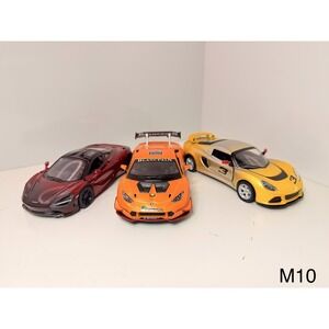 Kinsmart 1:32 Diecast Supercar Lot McLaren Lamborghini Lotus